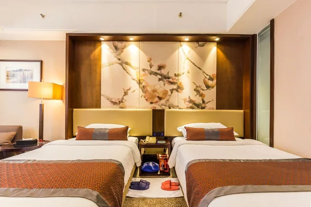 غرفة سوبيريور بسريرين منفصلين بإطلالة على الحديقة، Guangdong Yingbin Hotel 3/3