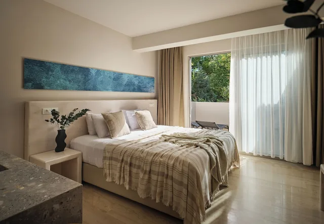 غرفة ديلوكس بسريرين منفصلين بإطلالة على الحديقة، Ionian Hill Hotel 6/10