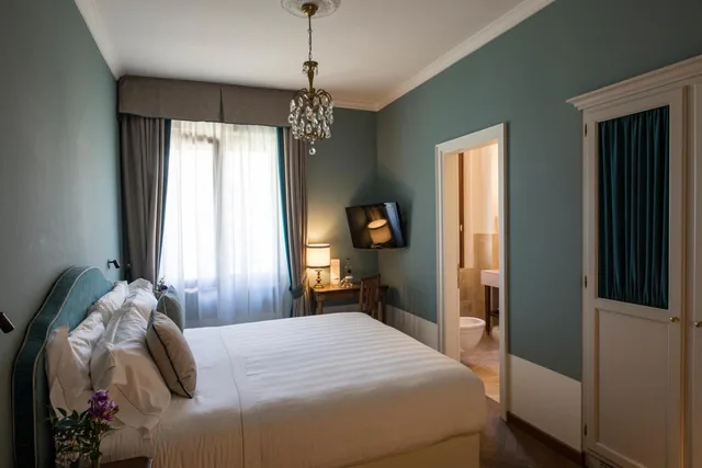 غرفة بسرير مزدوج أو سريرين منفصلين بإطلالة، La Posta Hotel & Thermal Spa 8/10