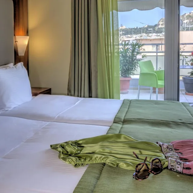 Executive, Double Bed, Acropolis View, Terrace، Polis Grand Hotel 3/9