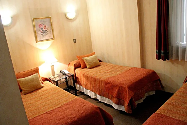 شقة بسريرين منفصلين وثلاثة أسرّة، Hotel Francia 2/3