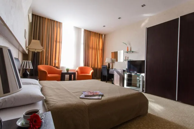 غرفة ديلوكس بسرير مزدوج، Austin Hotel Baku 5/8