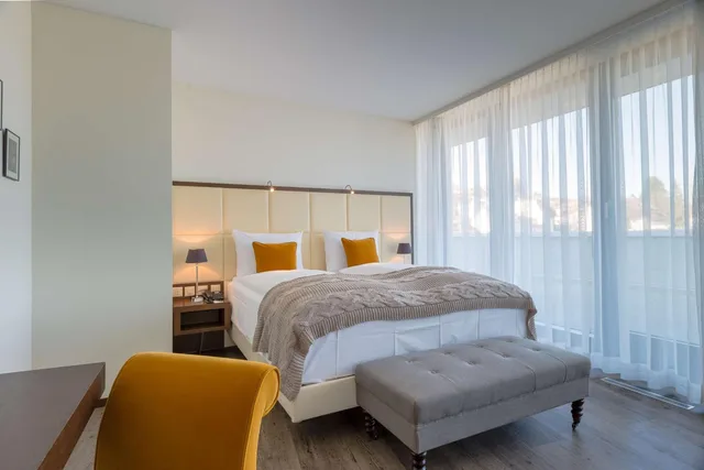 جناح بسرير كوين بإطلالة على المدينة بشرفة، Radisson Blu Hotel St Gallen 2/2