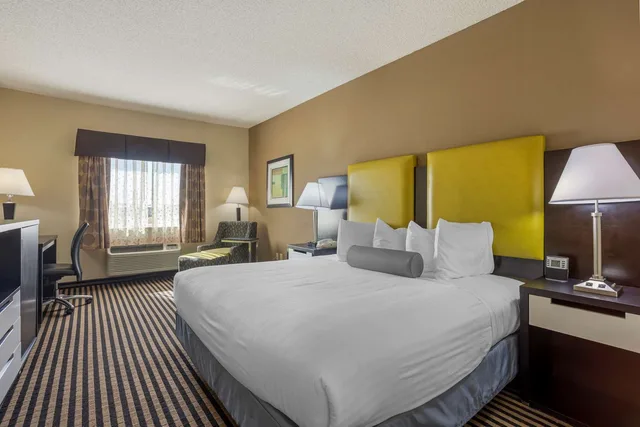 غرفة بسرير كينج يُسمح فيها بالحيوانات الأليفة، Best Western Plus Searcy Inn 1/3