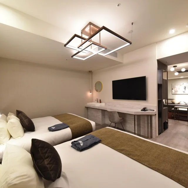 غرفة بريميير بسريرين منفصلين، Hotel Cordia Osaka Hommachi 3/6