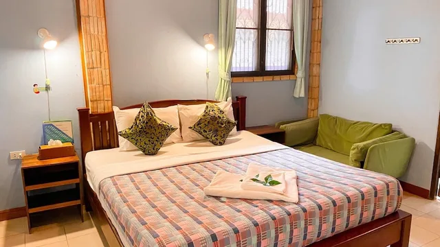 فيلا ديلوكس بسرير مزدوج وسريرين منفصلين، Faasai Resort And Spa 1/5