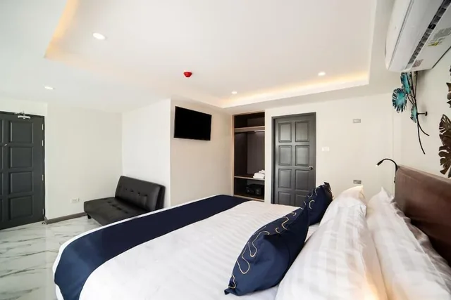 غرفة ديلوكس بسرير مزدوج، RoomQuest Sukhumvit36 BTS Thonglor (ex Ongkara Bangkok) 2/6