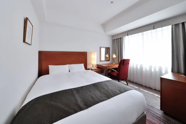 غرفة سوبيريور بسرير مزدوج بإطلالة مع دخول الصالة في الطابق العلوي، Station Hotel Kokura 1/5