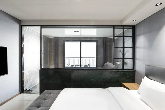 غرفة بريميير بسرير مزدوج بشرفة بجاكوزي، Western Grace Hotel 8/10