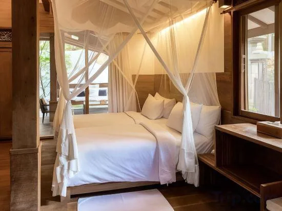 فيلا بإطلالة على الحديقة بغرفتي نوم، De Ubud Villas Spa 1/2