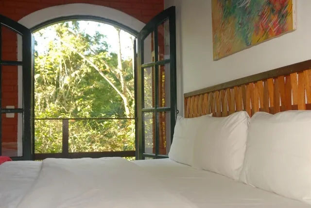 شاليه بسرير مزدوج وسرير فردي، Hotel Mirante Do Penedo 2/3