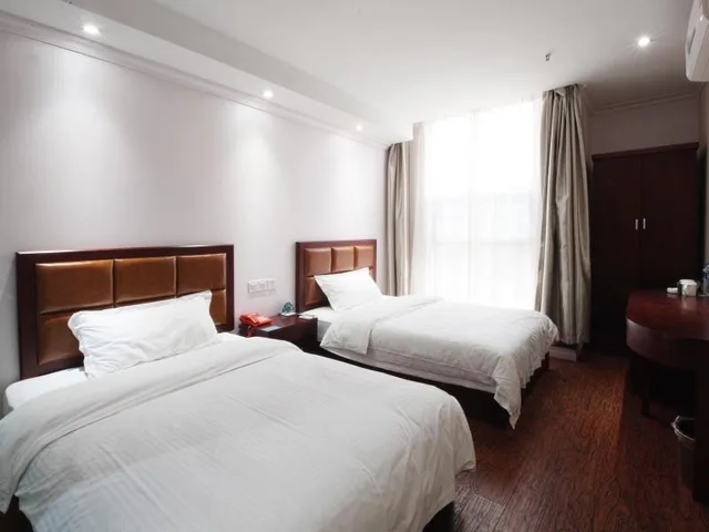 Room, Twin Beds, No Window, GreenTree Inn Hefei Fanhua Avenue Juece Building Business Hotel 1/2
