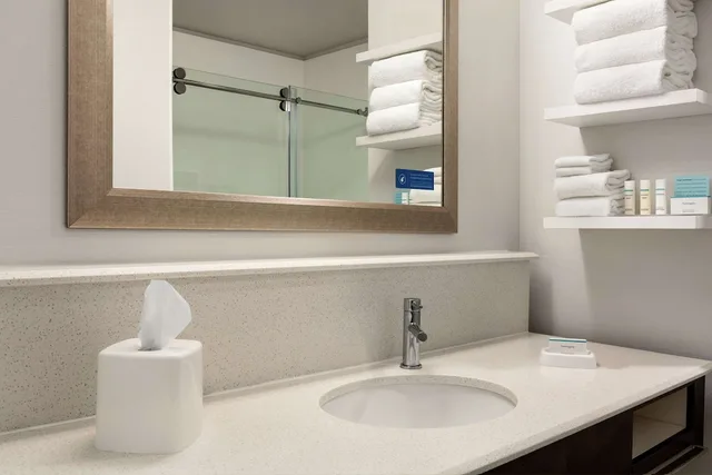 استوديو بسرير كينج مع أريكة بمطبخ صغير، Hampton Inn and Suites Minooka 3/5