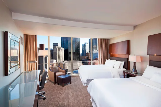 غرفة تقليدية بسريرين كوين، The Westin Peachtree Plaza Atlanta 3/10