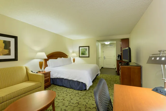 غرفة بسرير كينج لذوي الإعاقة، Hilton Garden Inn Gainesville 3/6