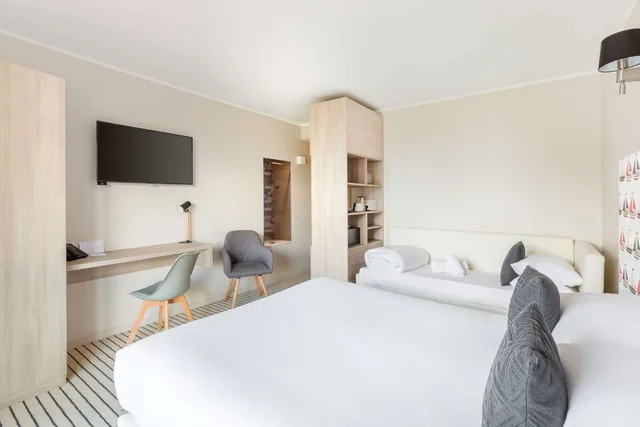 غرفة سوبيريور بسرير فردي وسرير كوين، Best Western Plus Antibes Riviera 12/14