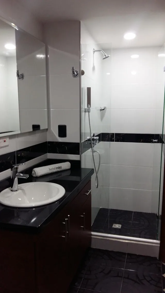 غرفة بسريرين مزدوجين، Hotel Med Estadio 6/7