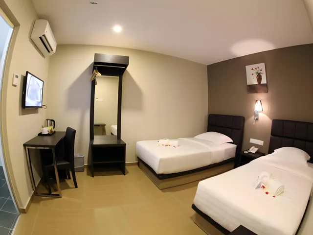 غرفة قياسية بسريرين منفصلين، GL Hotel 1/2