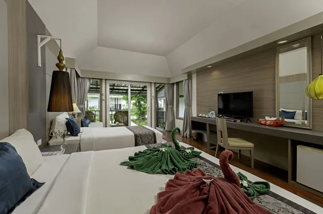 غرفة فاخرة بسريرين منفصلين، Nakara Long Beach Resort 4/5