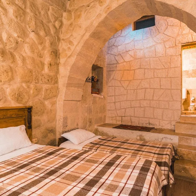 غرفة ثلاثية بشرفة، Atillas Cave Hotel 7/10