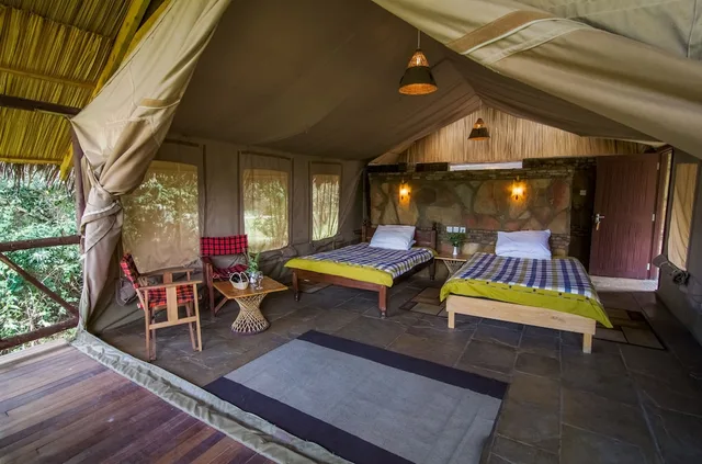 غرفة قياسية بسريرين منفصلين، Sentrim Mara Lodge 1/3