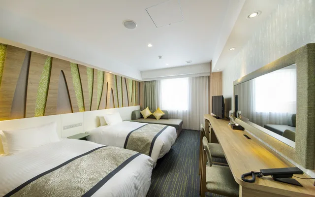 غرفة سوبيريور بسريرين منفصلين مع أريكة، Hotel Torifito Naha Asahibashi 2/10
