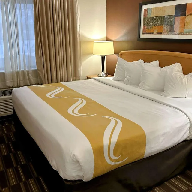 جناح بسرير كينج مع أريكة لذوي الإعاقة، Quality Suites Near West Acres 2/4