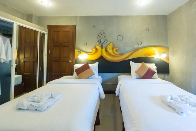 غرفة بريميوم بسريرين منفصلين، Baan Kamala Fantasea Hotel 8/10