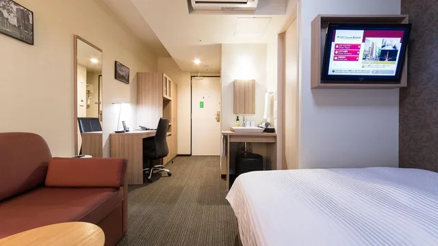 غرفة غراند ركنية مفردة بسرير مزدوج، Sanco Inn Grande Tokyo Hamamatsucho 1/2