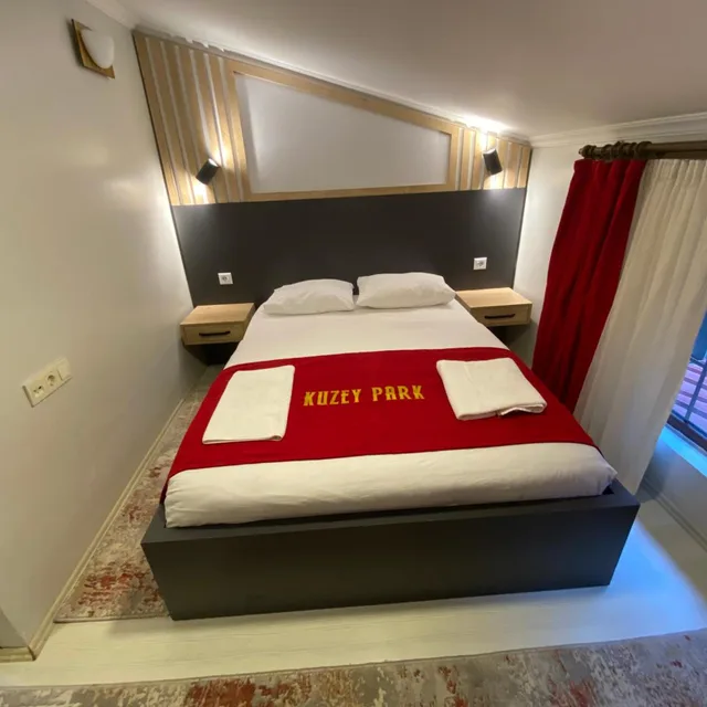 غرفة بسرير مزدوج أو سريرين منفصلين، Kuzey Park Hotel 3/10