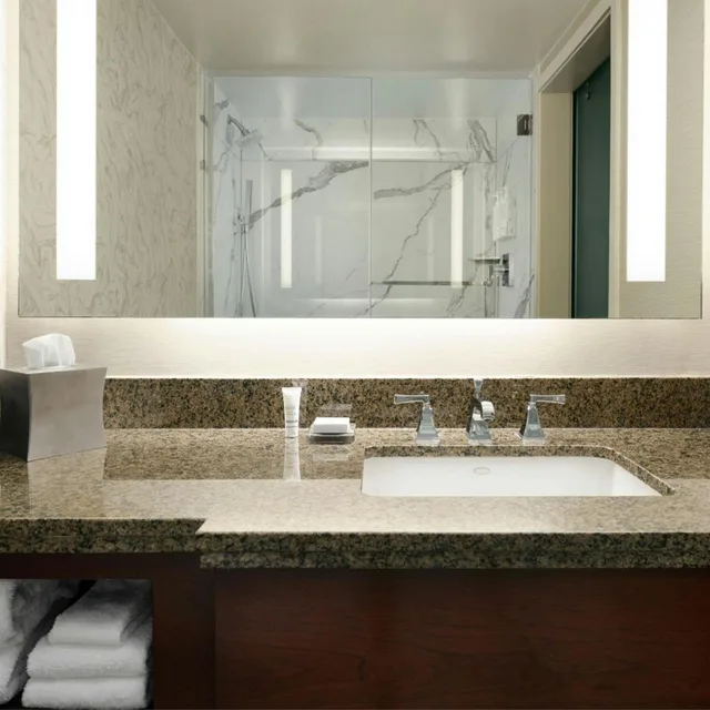 غرفة كبيرة بسرير كينج، Durham Marriott City Center 5/8