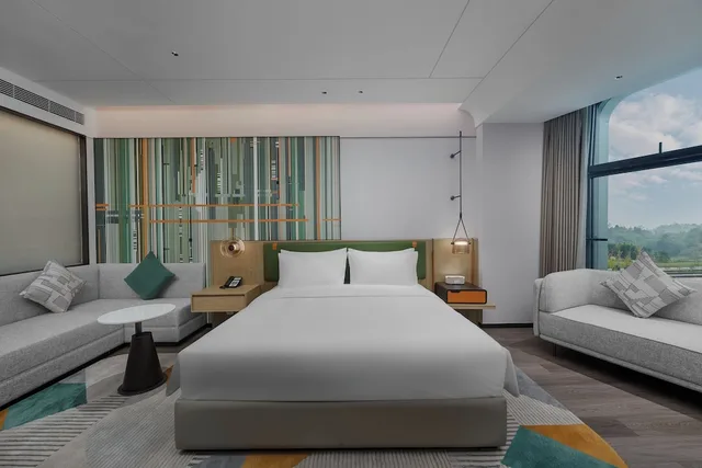 غرفة بريميوم بسرير فردي، Holiday Inn Chongqing Science Hall Hotel 4/6