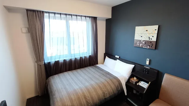 Semi Room, Standard, Semi Double Bed, Bathtub, West Wing, Hotel Route-Inn Iwakiizumi Ekimae 1/2