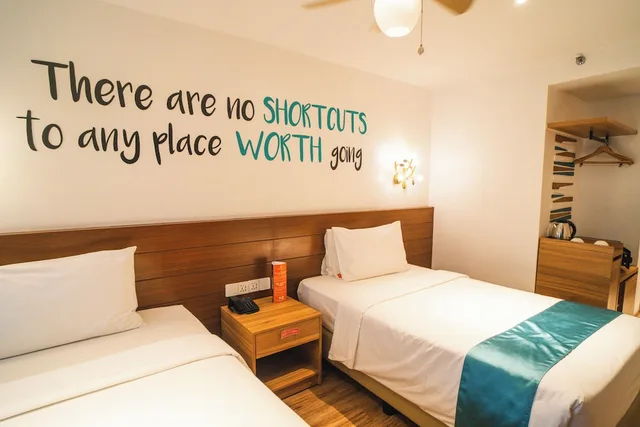 غرفة ديلوكس اقتصادية بسريرين منفصلين، The Orchard Hotel Baguio 4/8