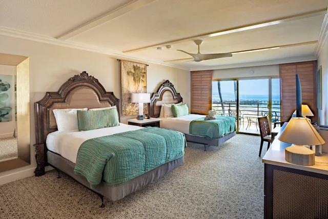 غرفة قياسية بسريرين كوين بإطلالة على البحر، Pacific Terrace Hotel 4/8