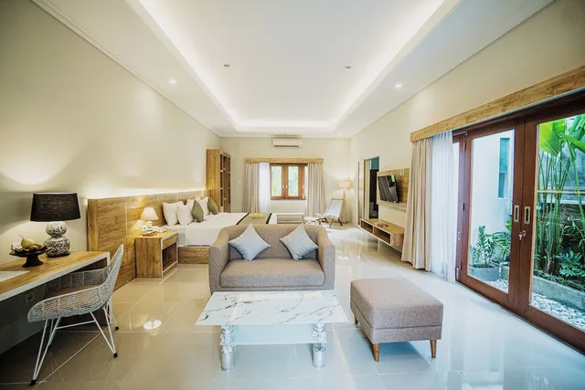 Deluxe, Riverside, Garden View، Tapa Tepi Kali 2/5