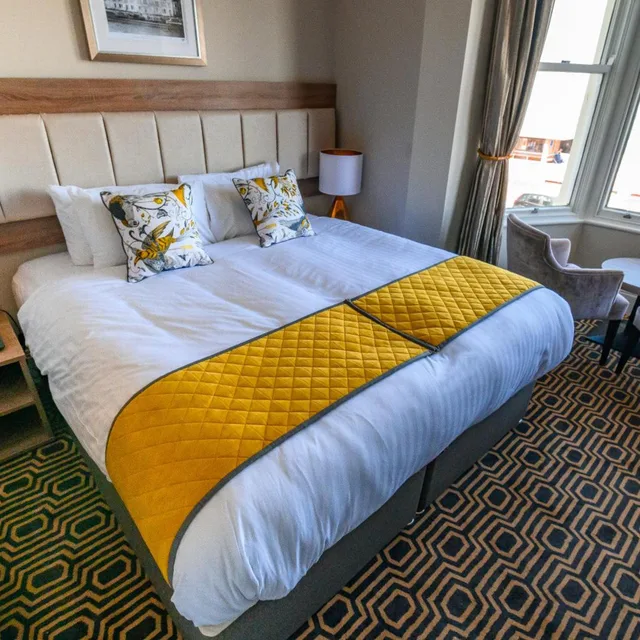غرفة ديلوكس بسرير مزدوج أو سريرين منفصلين بإطلالة على البحر، Llandudno Bay Hotel 3/10