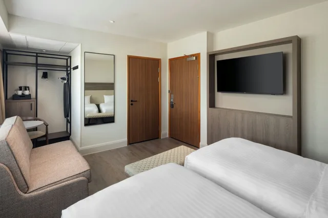 غرفة بسريرين منفصلين، AC Hotel by Marriott Birmingham NEC and Airport 4/4