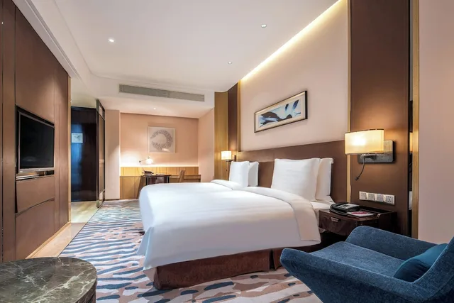 غرفة بريميوم بسريرين منفصلين، CROWNE PLAZA DALIAN SPORTS CENTER 4/10