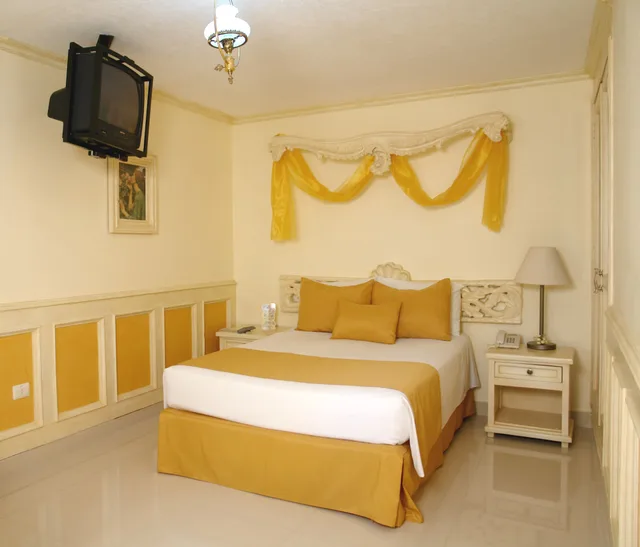 غرفة مفردة بسرير مزدوج، Villa Las Margaritas Plaza Cristal Hotel 1/1