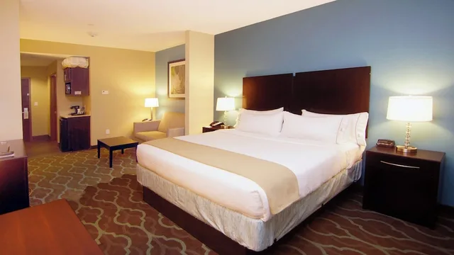 جناح بسرير كينج مع أريكة، Holiday Inn Express Suites Cuero 1/3
