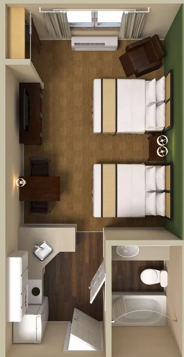 استوديو بسرير كوين، Extended Stay America - Washington Dc-Fairfax-Fair Oaks Mall 9/9