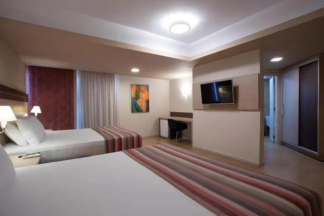 غرفة فاخرة ثلاثية بثلاثة أسرّة، Recanto Cataratas - Thermas, Resort e Convention 2/3