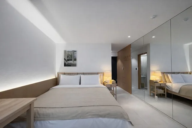 غرفة كلاسيكية بسرير مزدوج، Jeju Slim Hotel 1/7