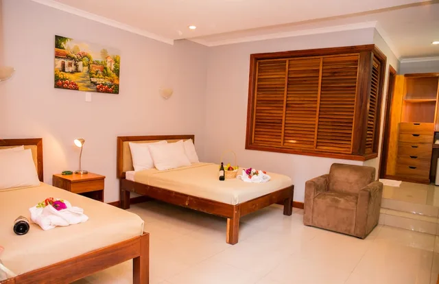 غرفة ديلوكس بسريرين كوين بإطلالة على المسبح، The Hideaway Hotel 1/1