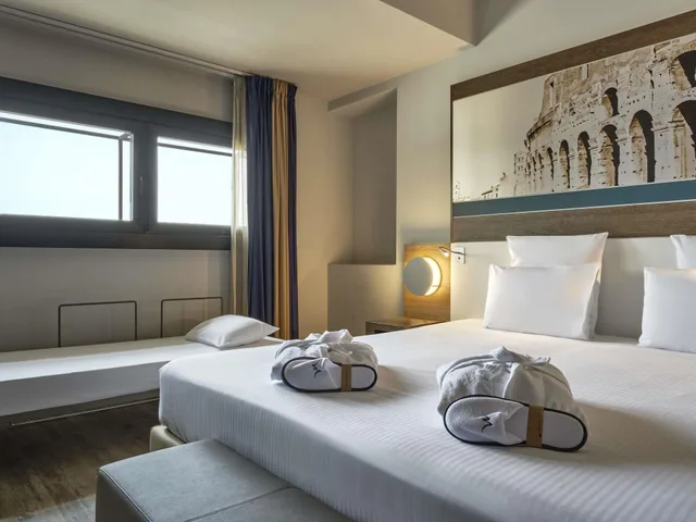 غرفة بريفيليج بسرير مزدوج، Mercure Roma Centro Colosseo 1/6