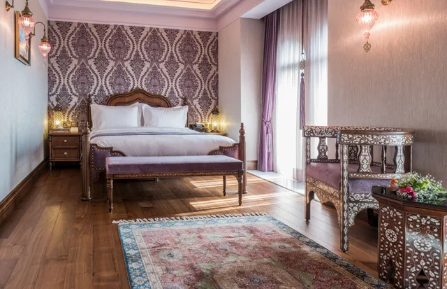 غرفة ديلوكس بإطلالة على البحر مفردة بسرير مزدوج، Ajwa Sultanahmet Hotel 1/2