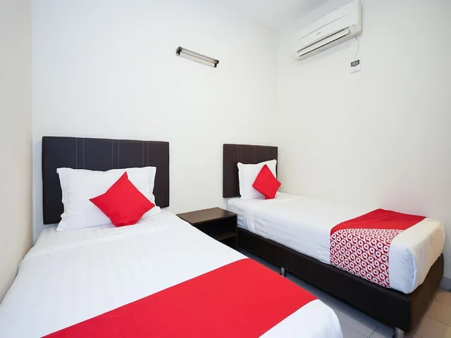 غرفة قياسية بسريرين منفصلين، Hotel O Jj Hotel Sitiawan 2/3