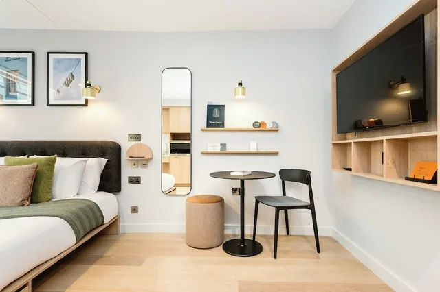 استوديو بسرير كينج لذوي الإعاقة، Wilde Aparthotels, London Liverpool Street 5/6