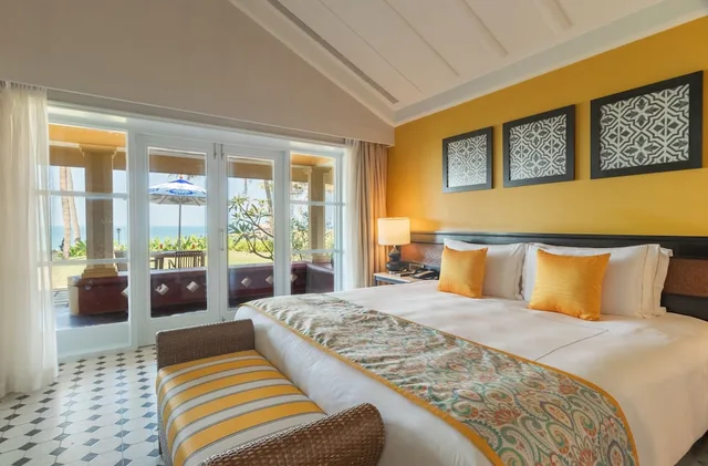 غرفة فاخرة بسريرين منفصلين بإطلالة على الحديقة، Taj Holiday Village Resort & Spa, Goa 1/4